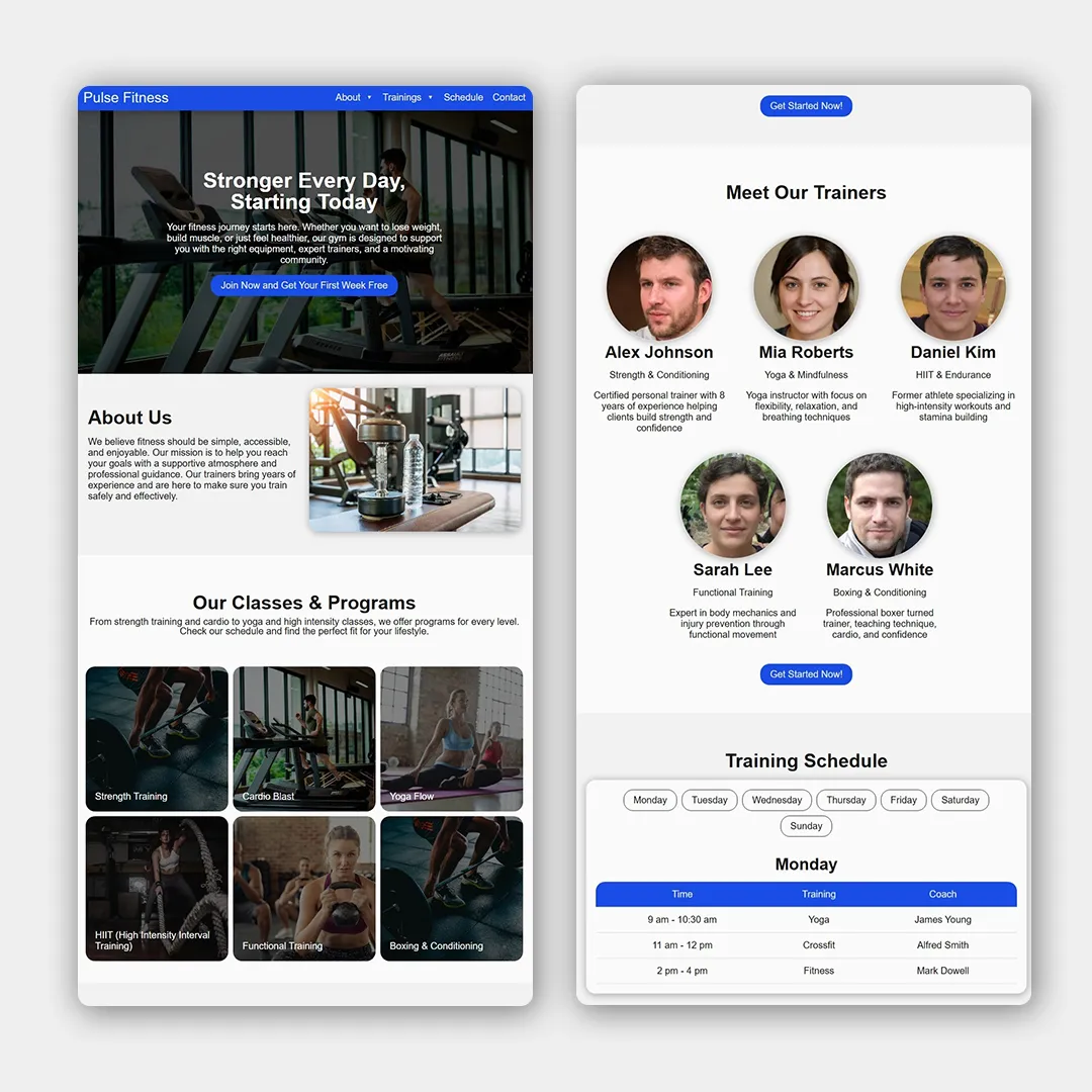 Andersons Construction Website preview